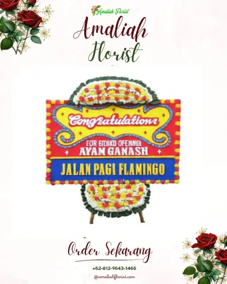 Sewa Papan Bunga Ngrampal